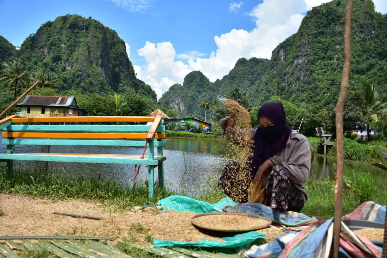 Kampoeng Karst Rammang Rammang Guest House Kasijala Eksteriør bilde