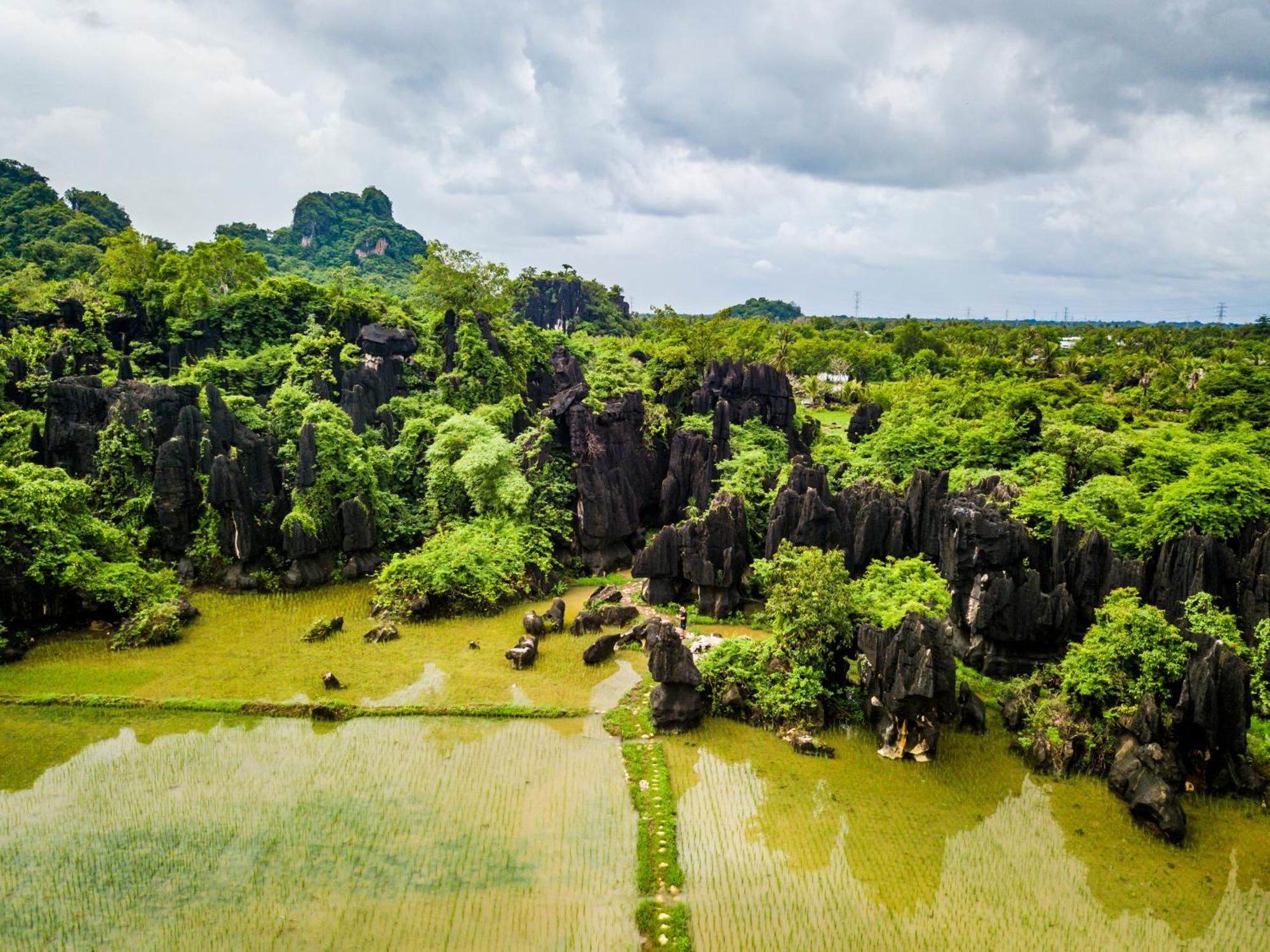 Kampoeng Karst Rammang Rammang Guest House Kasijala Eksteriør bilde